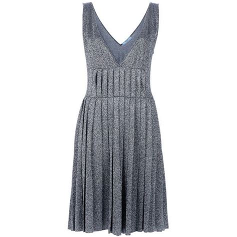 prada coke dress|Prada pleated dress.